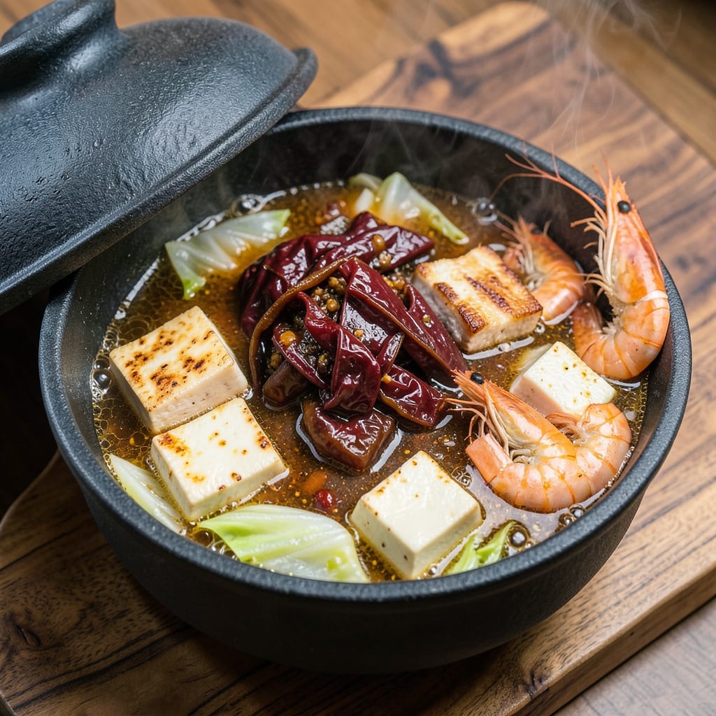 Visual representation of Kimchi Hot Pot Recipe: Spicy, Bubbling Comfort in One Pot