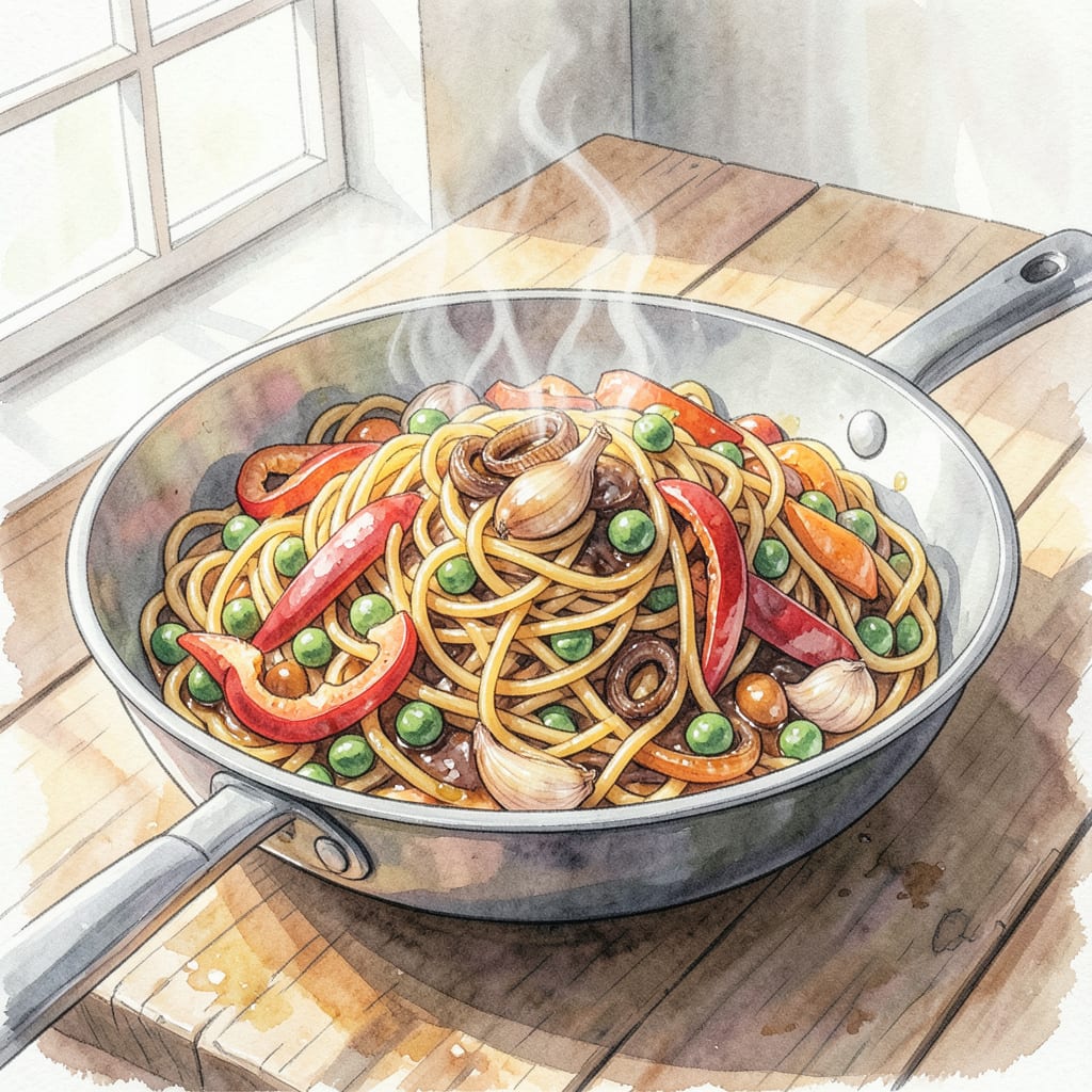 Complete knorr noodles recipe overview image