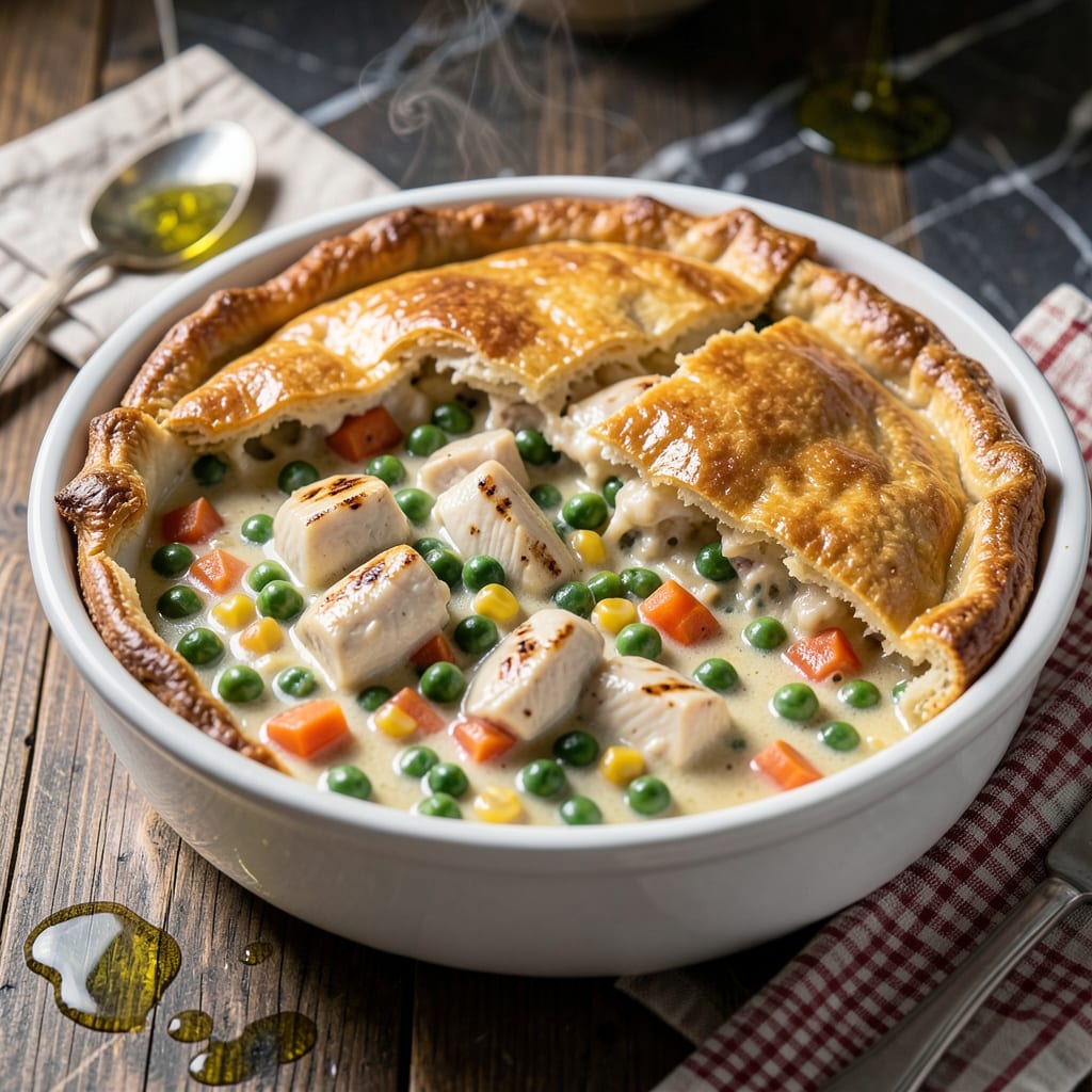Visual representation of Kraft Pot Pie Recipe: Homestyle Flavor in a Golden Crust