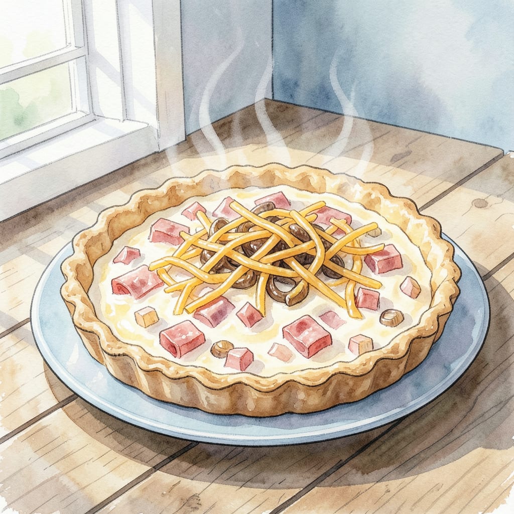 Kraft Quiche Recipe: Savory Breakfast Perfection in Minutes illustration with key details