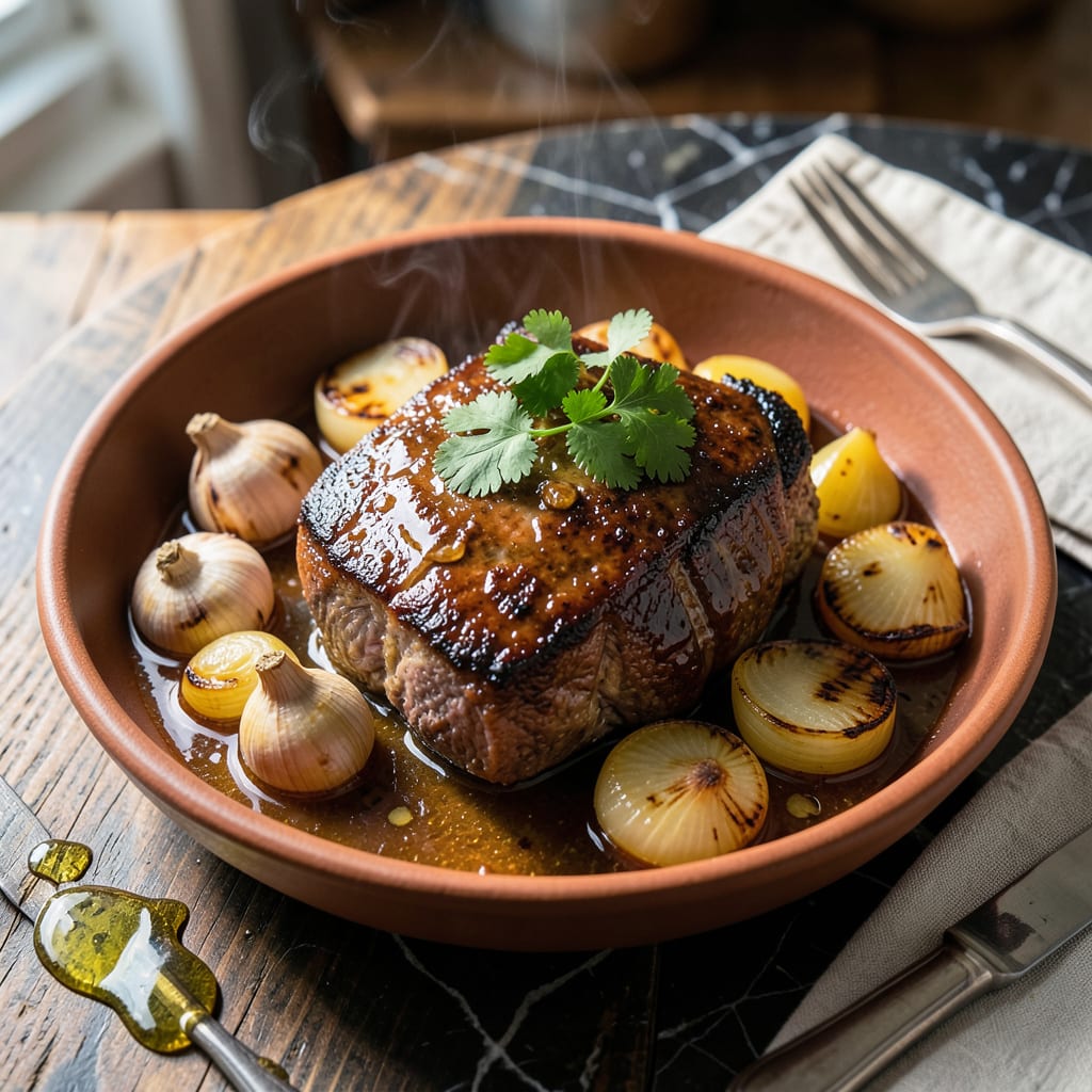 Latin Pot Roast Recipe: Slow Braised Spiced Tenderness With Citrus Notes example with annotations