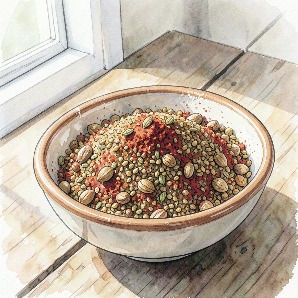 Visual representation of Lebanese Shawarma Spice Recipe: Authentic Middle Eastern Flavor Blend