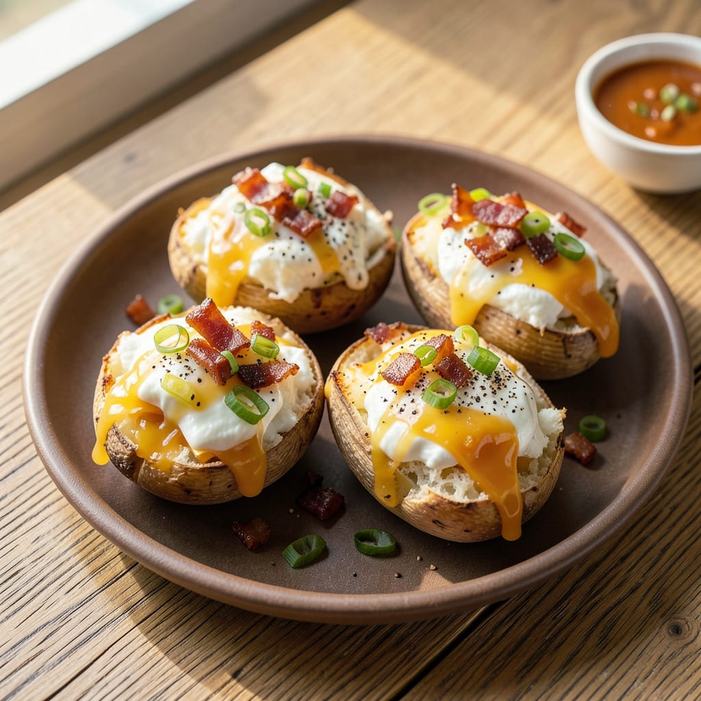 Complete Leftover Baked Potatoes Recipe: Crispy Skinned, Cheesy Reinvention overview image