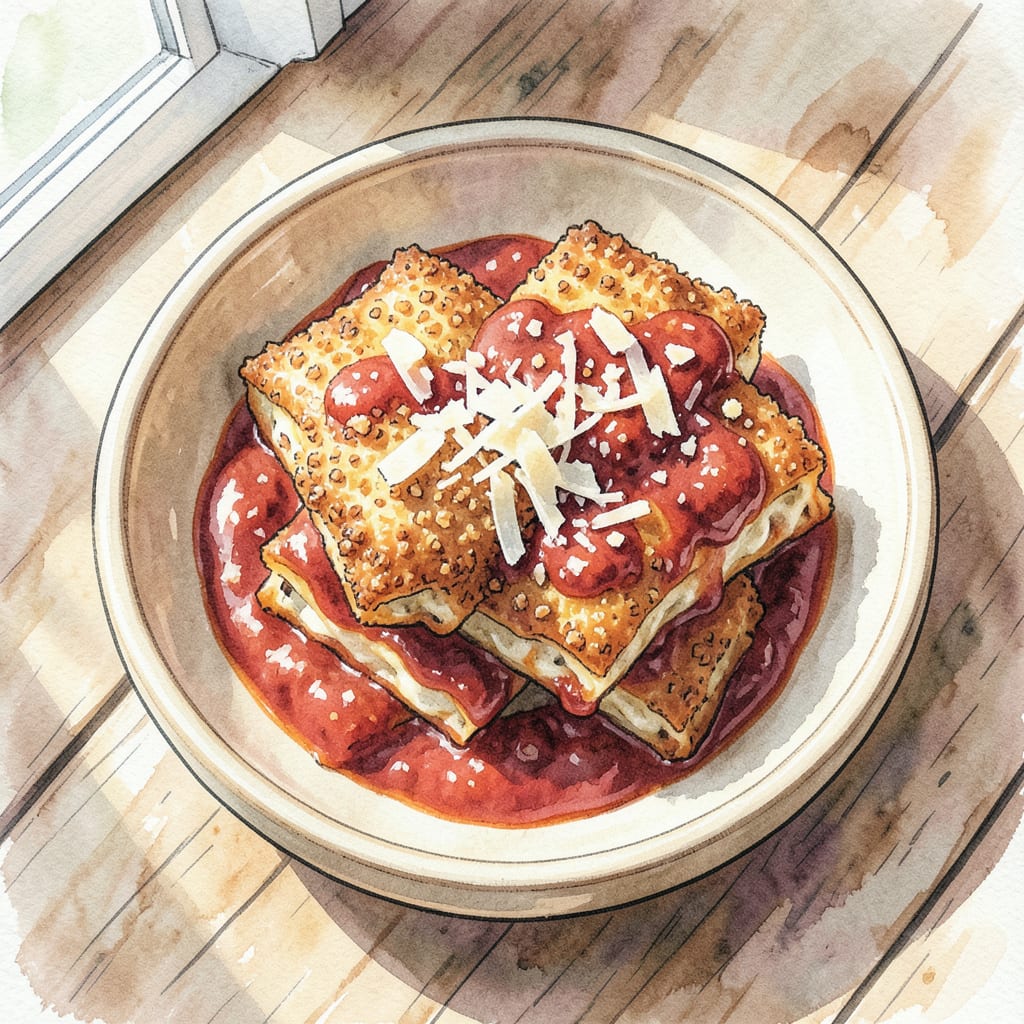 Leftover Lasagna Recipe: Creative Reinvention for Weeknight Dinner example with annotations