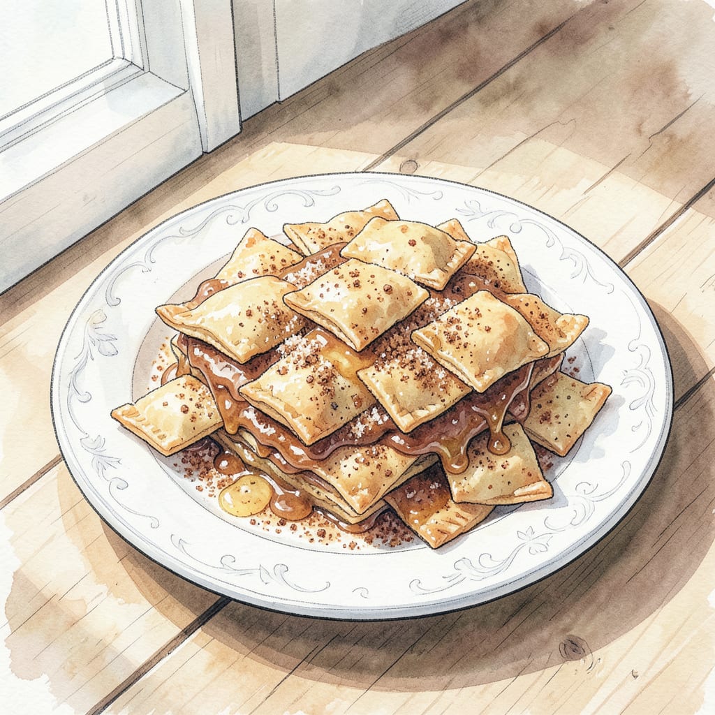Visual representation of leftover pie crust recipe