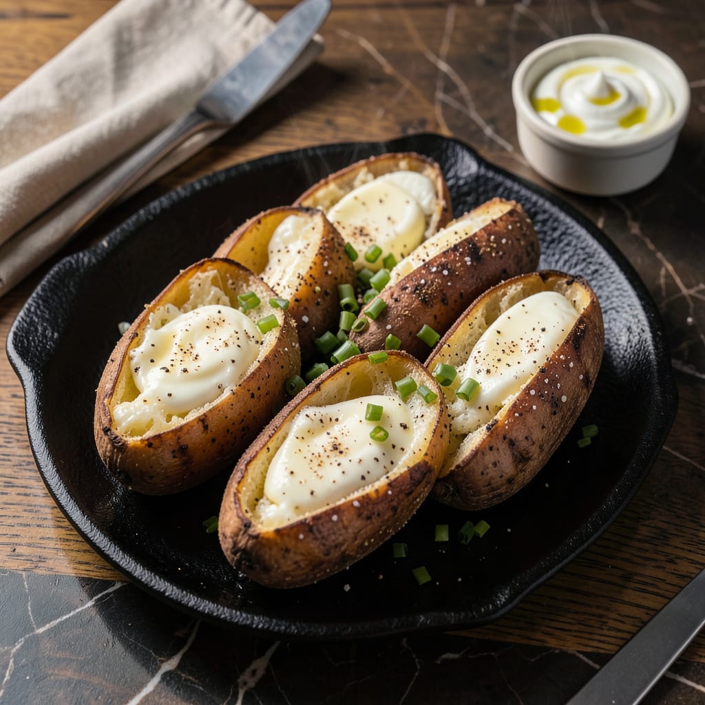 Longhorn Steakhouse Sliced Baked Potatoes Recipe: Crispy Skins and Buttery Layers detailed visual guide