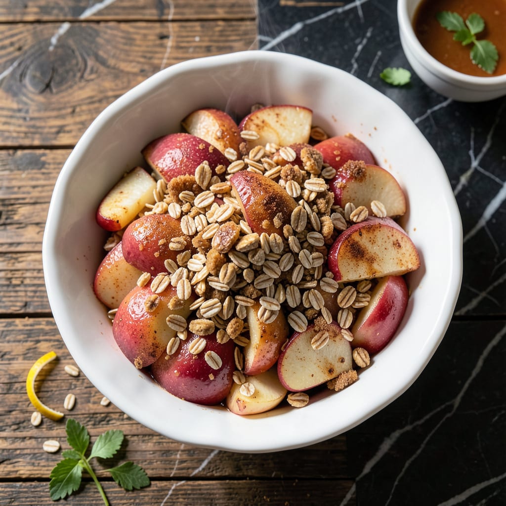 Low Fat Apple Crisp Recipe With Oats: Sweet Tart Layers Without the Guilt detailed visual guide