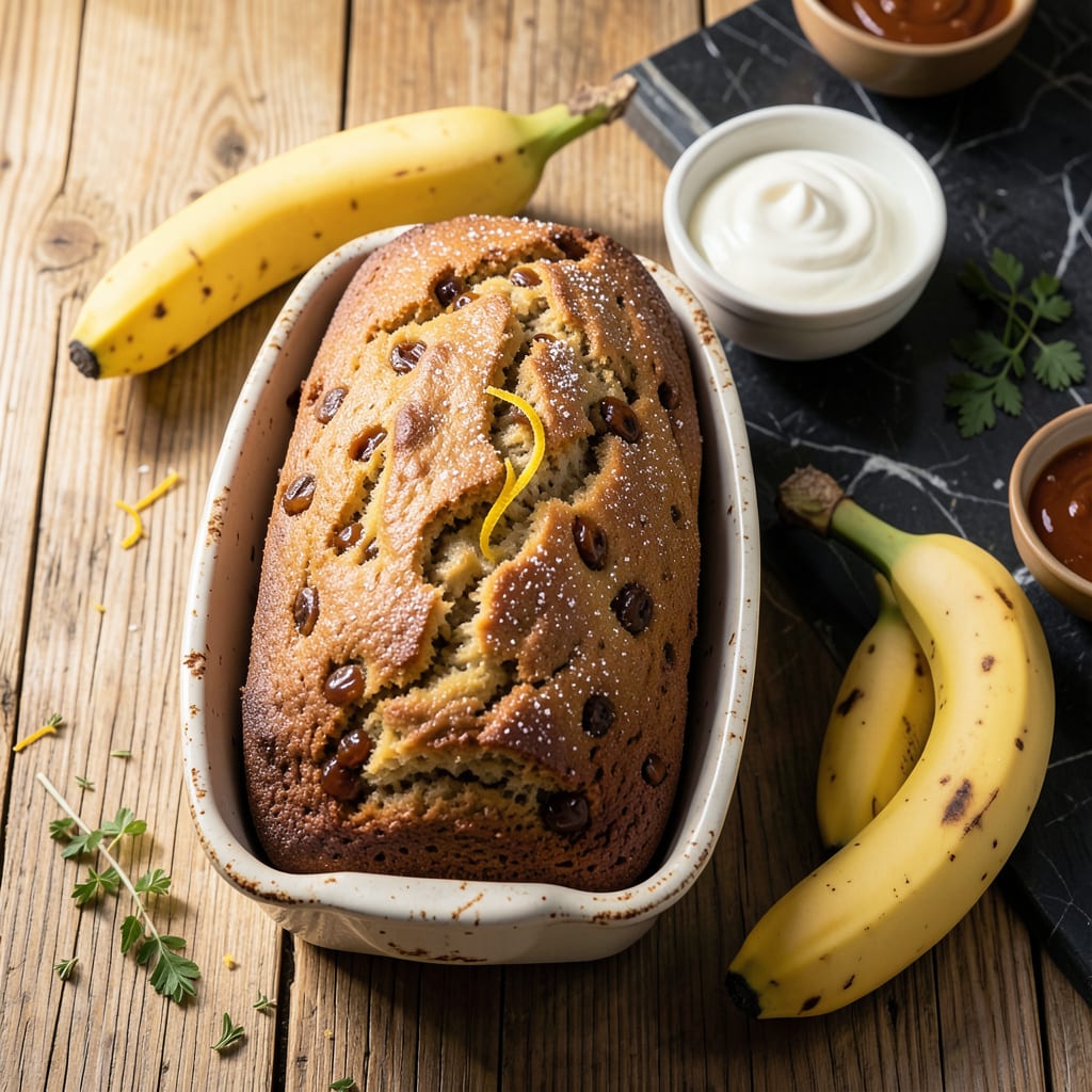 Comprehensive Low Fat Banana Loaf Recipe: Moist Crumb With Greek Yogurt Twist visual reference