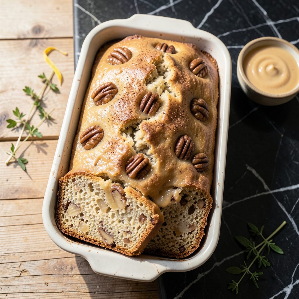 Low Fat Banana Nut Bread Recipe Applesauce: Moist and Fluffy Without the Butter detailed visual guide