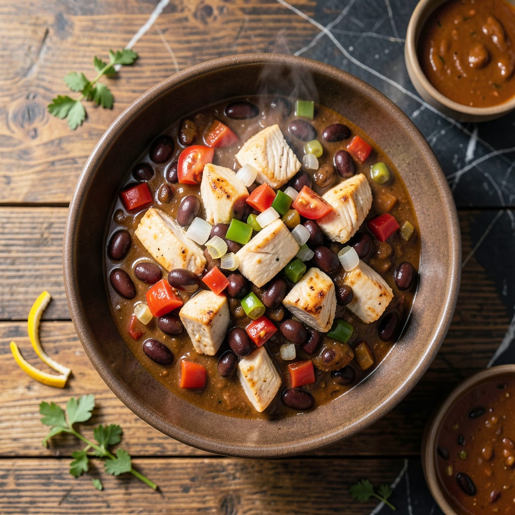 Visual representation of Low Fat Chicken Chili Recipe: Smoky Depth Without the Guilt