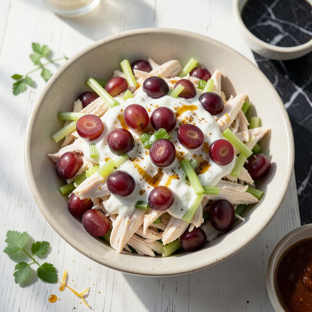 Low Fat Chicken Salad Recipe With Grapes: Tangy Yogurt Crunch Without the Guilt