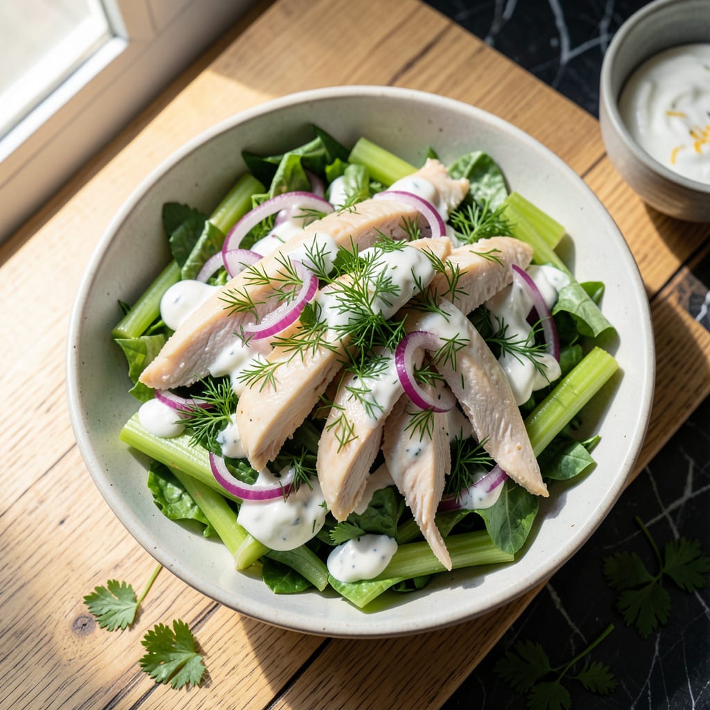 Low Fat Chicken Salad Recipe: Zesty Greek Yogurt Twist