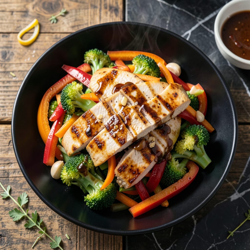 Low Fat Chicken Stir Fry Recipe With Vegetables: Wok Ready Lean Protein and Crunch detailed visual guide