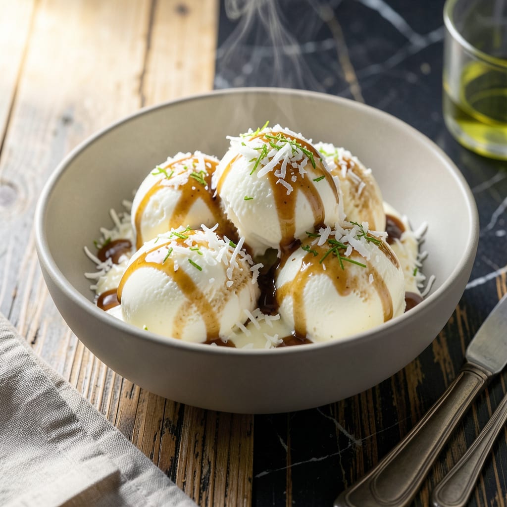 Low Fat Coconut Ice Cream Recipe: Tropical Chill Without the Guilt example with annotations