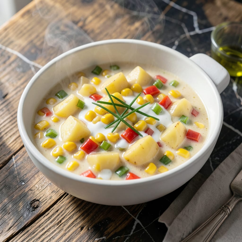 Comprehensive Low Fat Corn Chowder Crock Pot Recipe: Slow Simmered Creaminess Without the Guilt visual reference