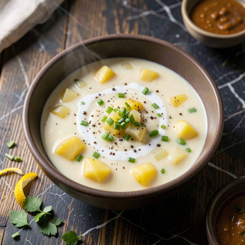 Comprehensive Low Fat Cream of Potato Soup Recipe: Rich Flavor Without the Cream visual reference