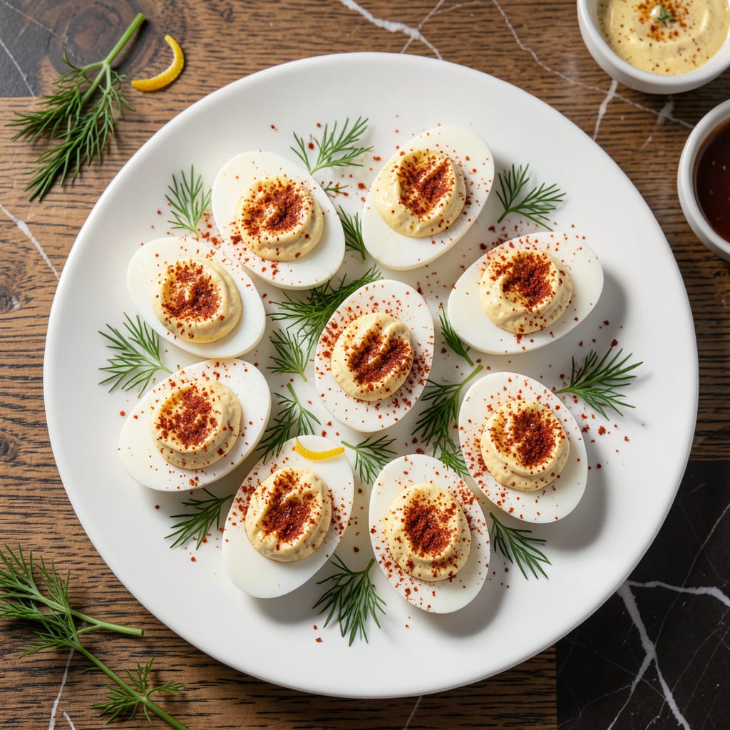 Comprehensive Low Fat Deviled Egg Recipe: Zesty Tang Without the Oil visual reference