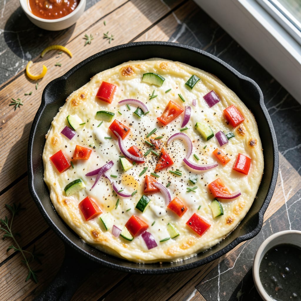 Low Fat Egg Frittata Recipe: Fluffy Texture Without the Guilt