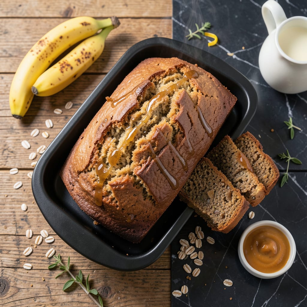 Low Fat Gluten Free Banana Bread Recipe: Naturally Sweet Moist Loaf detailed visual guide