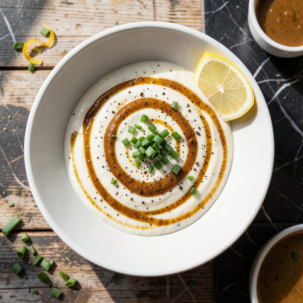 Visual representation of Low Fat Honey Mustard Salad Dressing Recipe: Tangy Sweetness Without the Oil