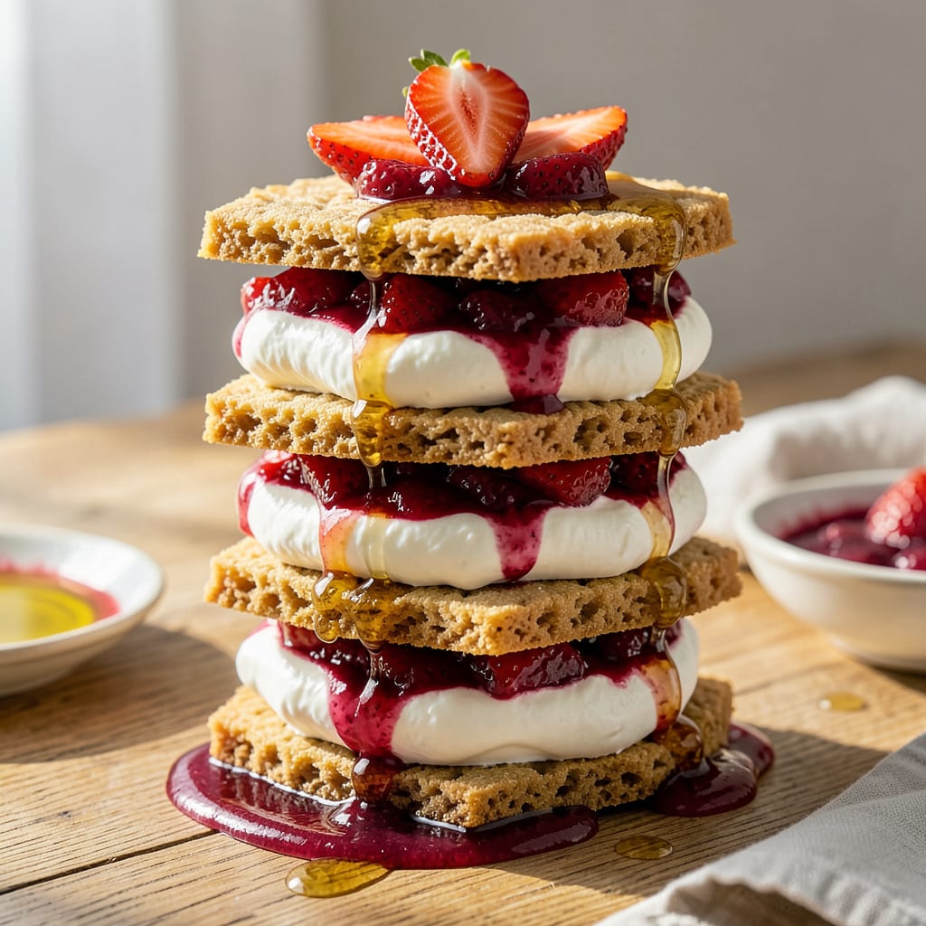 low fat ice cream sandwich recipe example with annotations