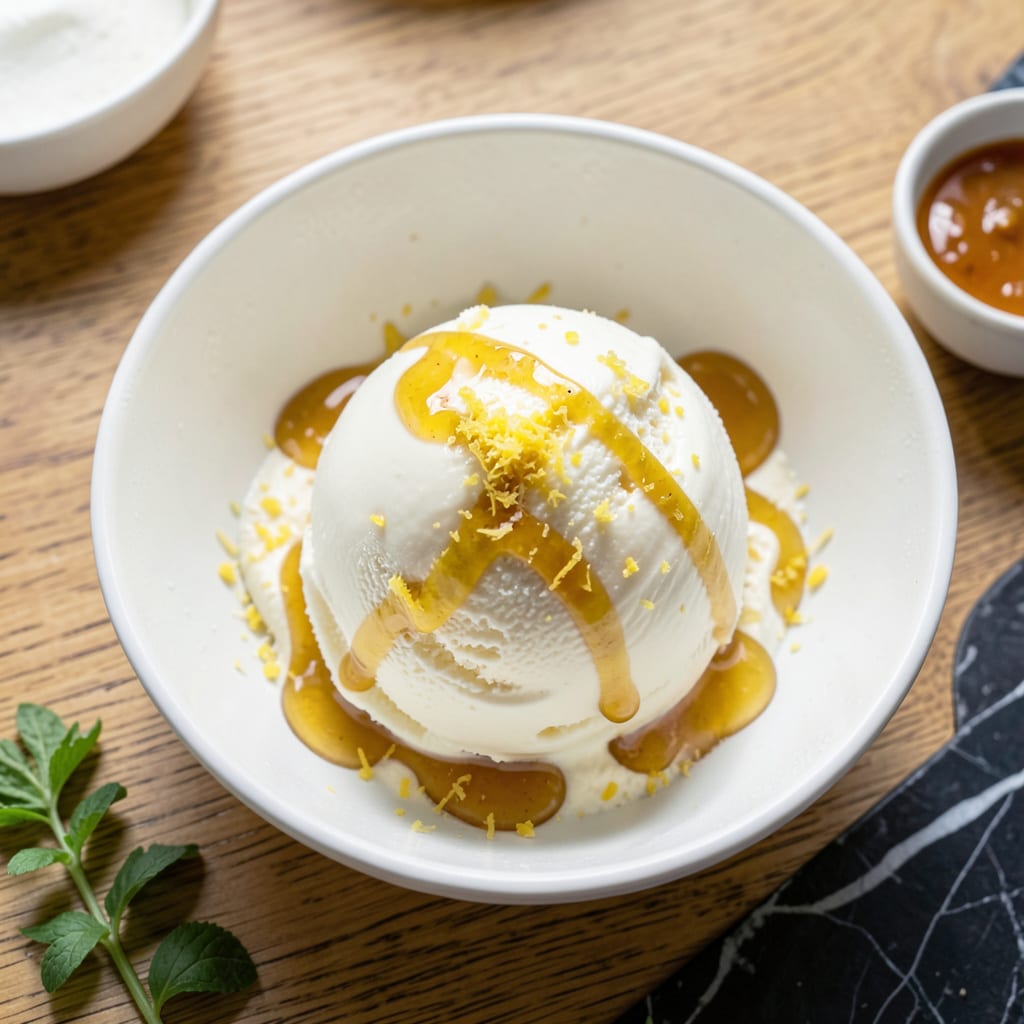 Comprehensive low fat lemon ice cream recipe visual reference