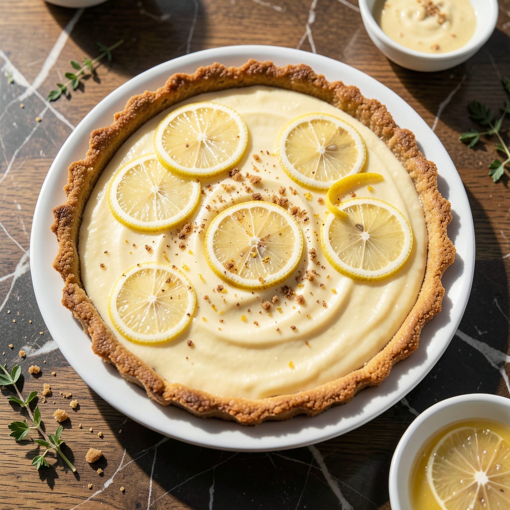 Low Fat Lemon Pie Recipe: Zesty Brightness Without the Guilt example with annotations