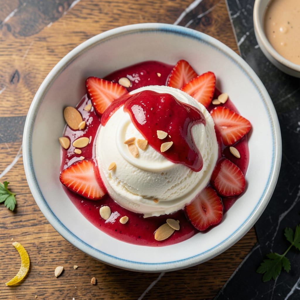 Low Fat Low Sugar Ice Cream Recipe: Velvety Sweetness Without Compromise example with annotations