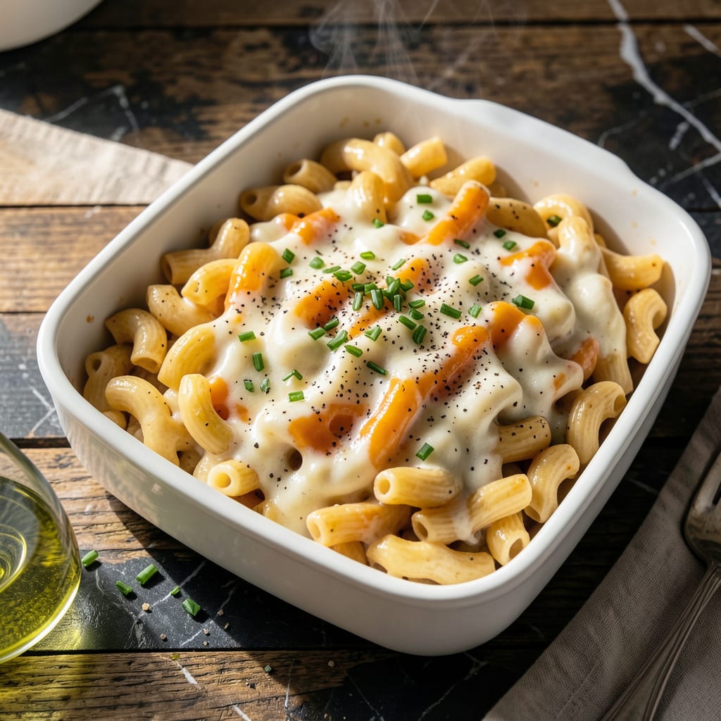 Complete Low Fat Mac N Cheese Recipe: Creamy Dream Without the Cream overview image