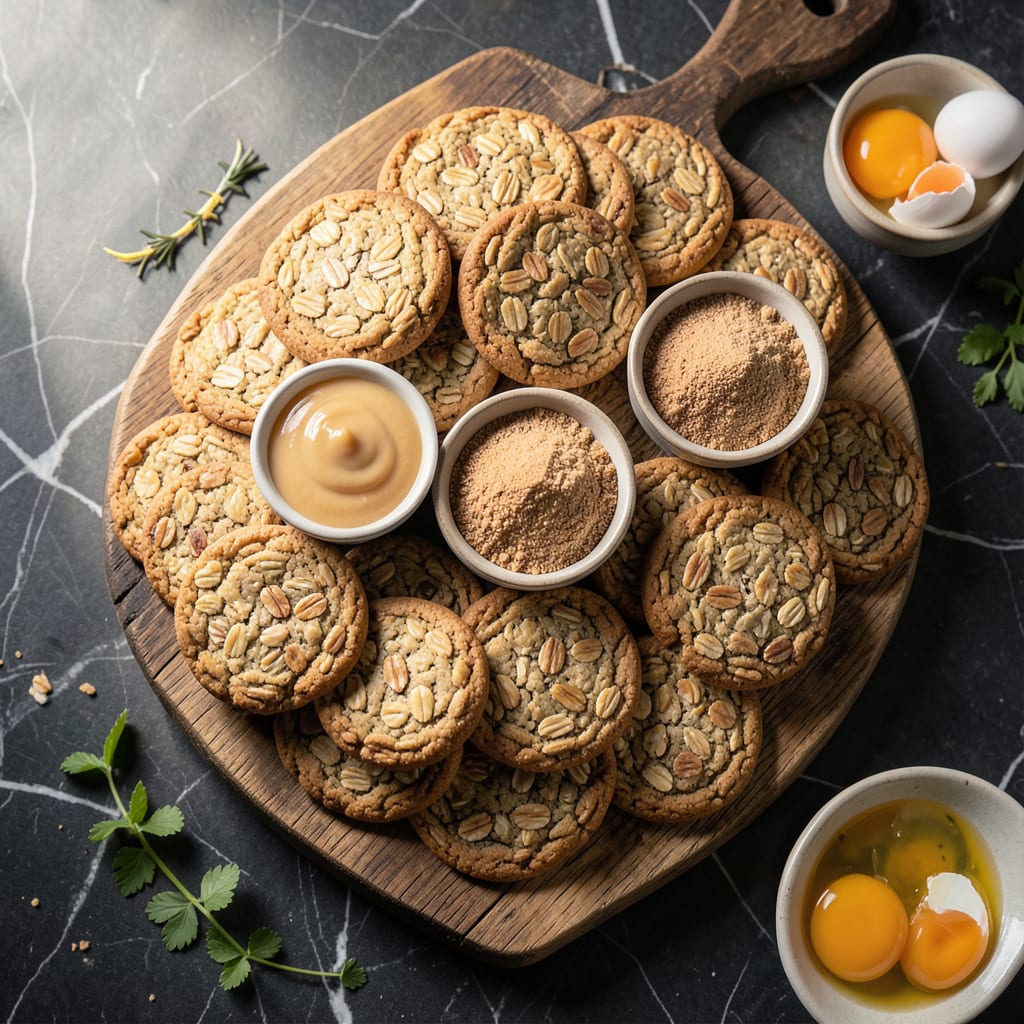 Visual representation of Low Fat Oat Cookies Recipe: Chewy Crunch Without the Guilt
