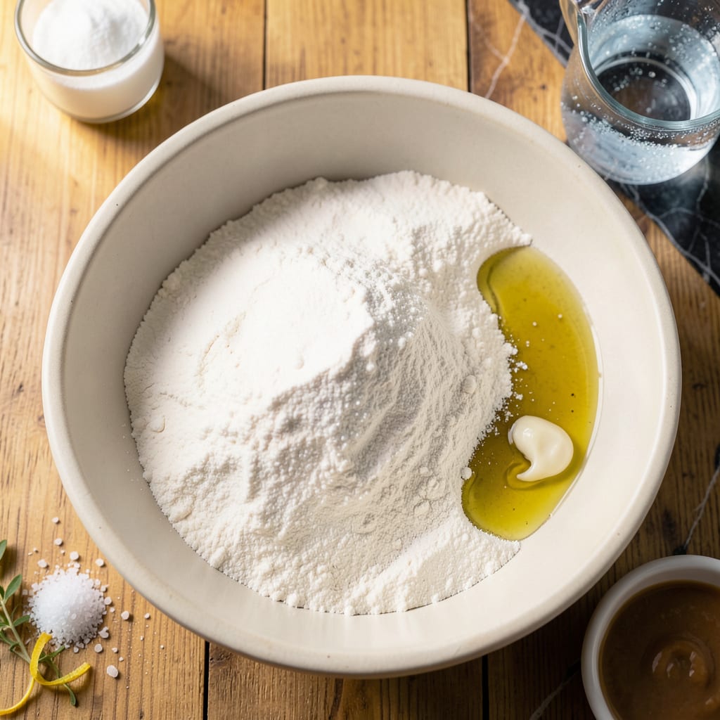 Low Fat Pie Dough Recipe: Flaky Layers Without the Butter example with annotations