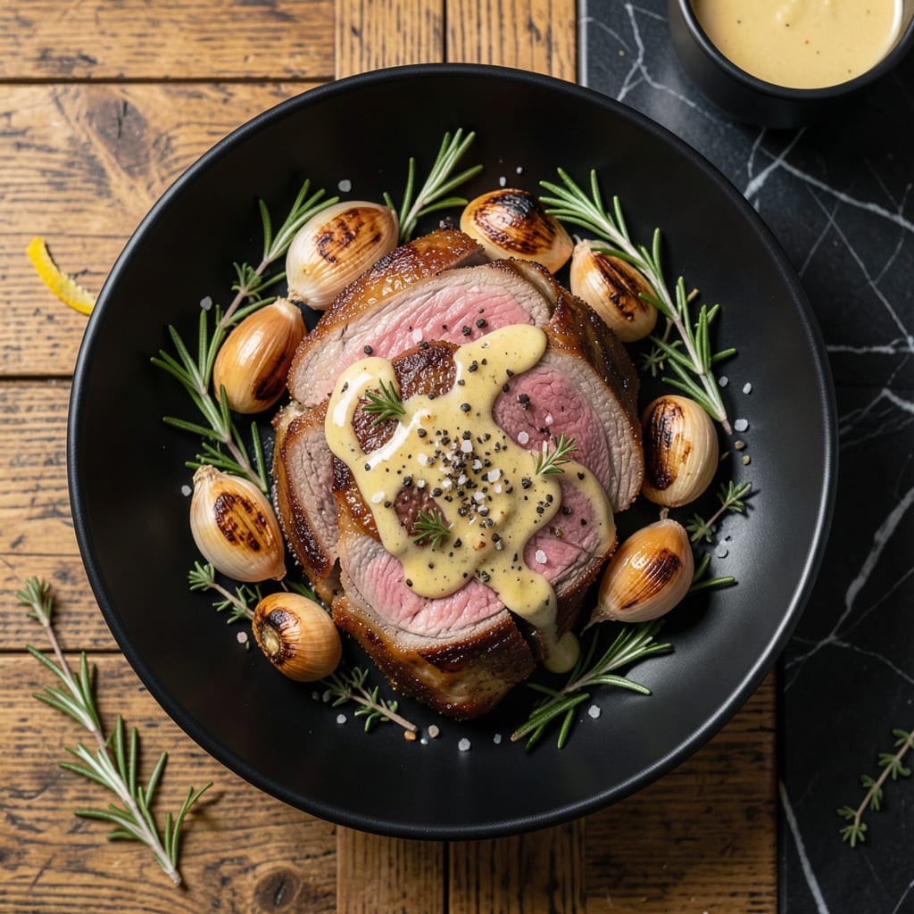 Low Fat Roast Beef Recipe: Lean and Savory Oven Success example with annotations