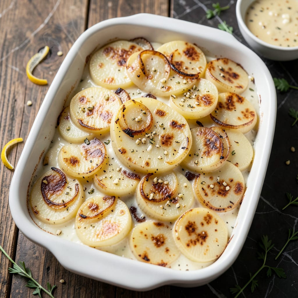 Low Fat Scalloped Potatoes Recipe: Creamy Layers Without the Guilt detailed visual guide