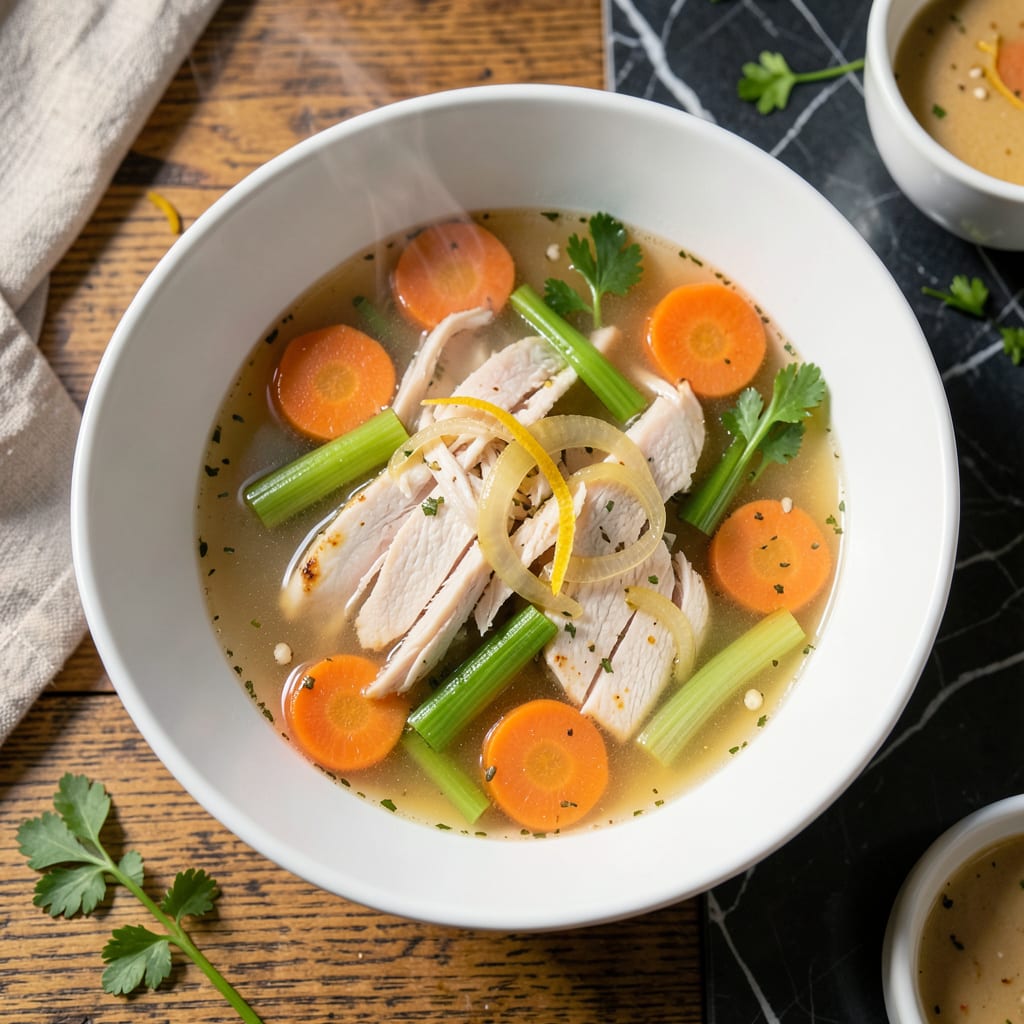 Comprehensive low fat soup recipe visual reference