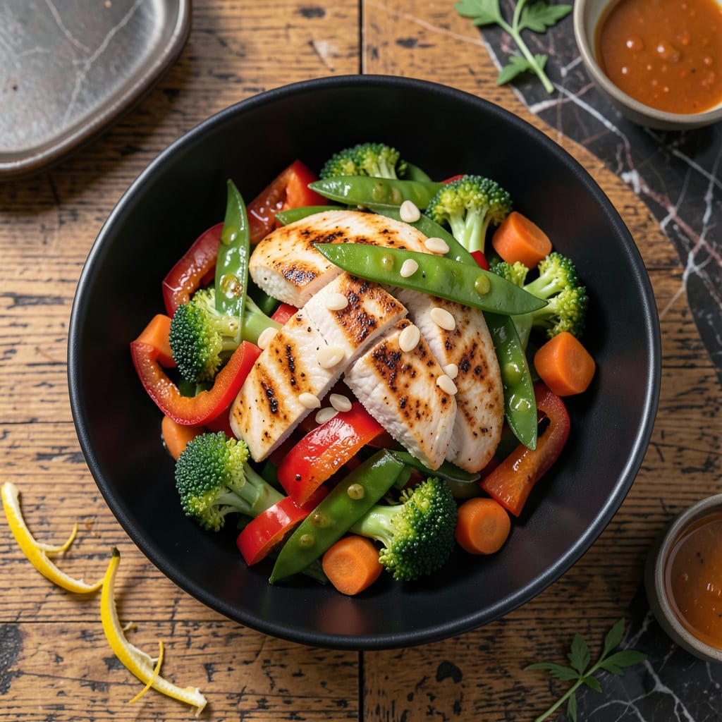 Visual representation of Low Fat Stir Fry Recipe: Wok Tossed Veggie Packed Goodness