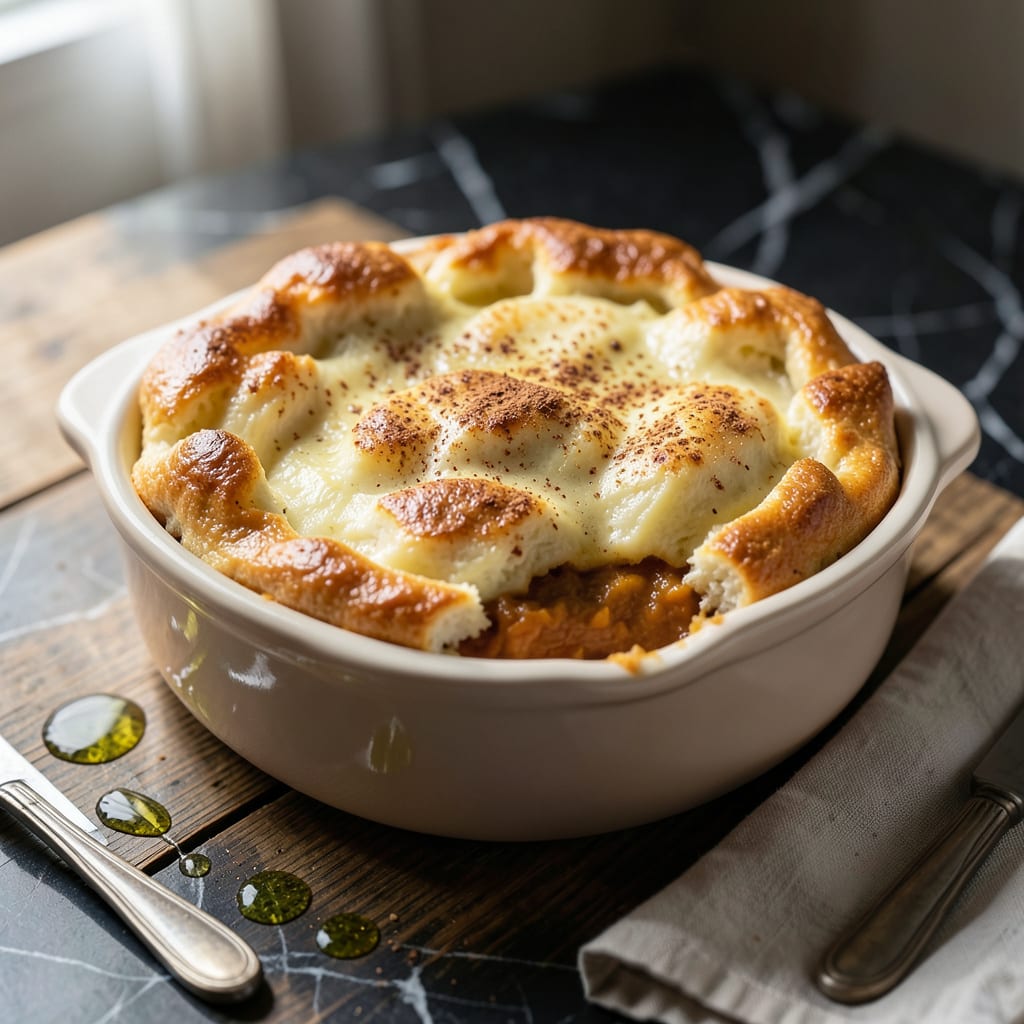 Complete low fat sweet potato souffle recipe overview image