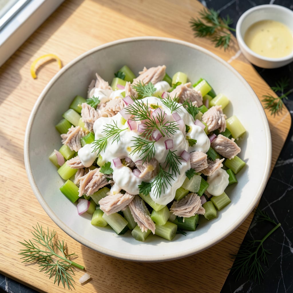 Low Fat Tuna Salad Recipe: Zesty Herb Infusion Without the Mayo