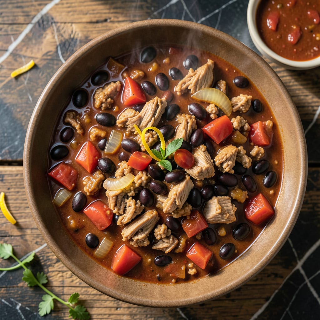 Low Fat Turkey Chili Recipe Crock Pot: Lean Protein Slow Cooked to Hearty Goodness illustration with key details