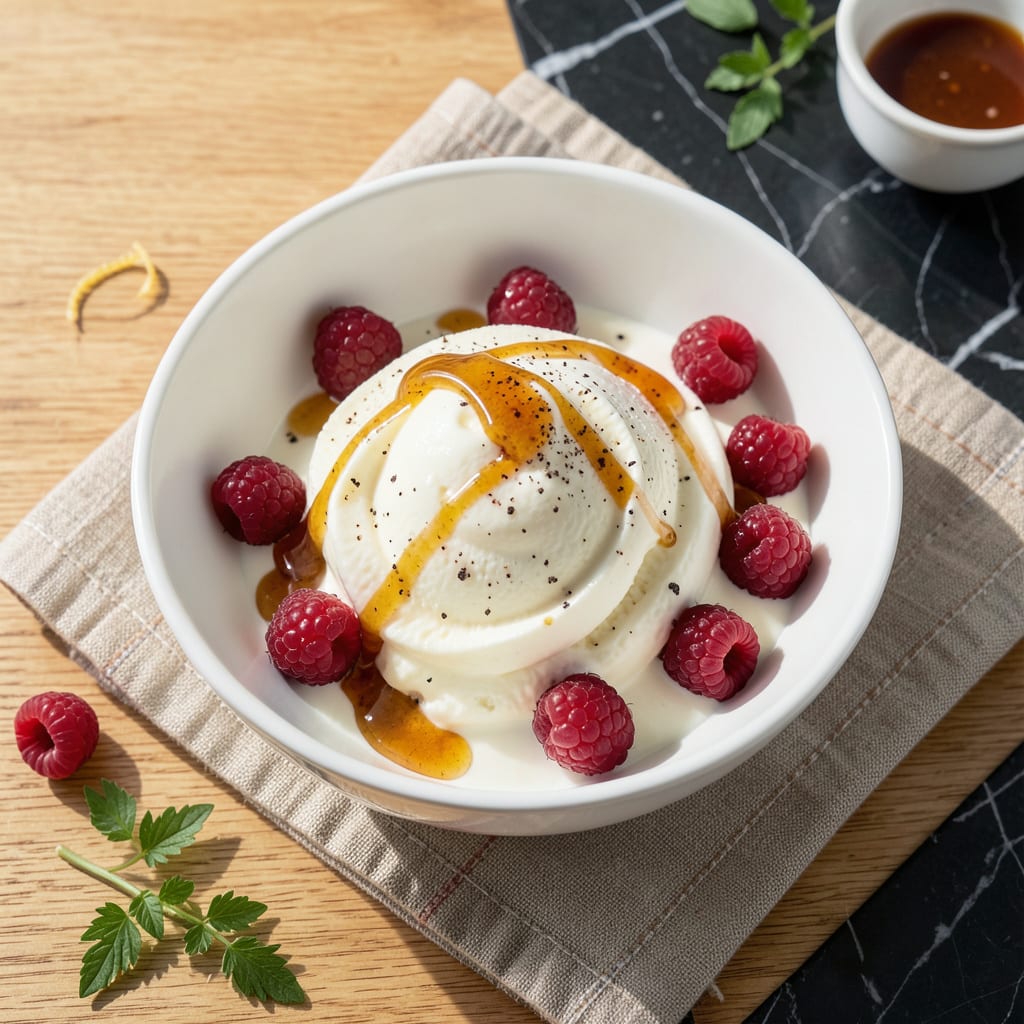 Low Fat Vanilla Ice Cream Recipe for Ice Cream Maker: Ultra Creamy Without the Guilt detailed visual guide