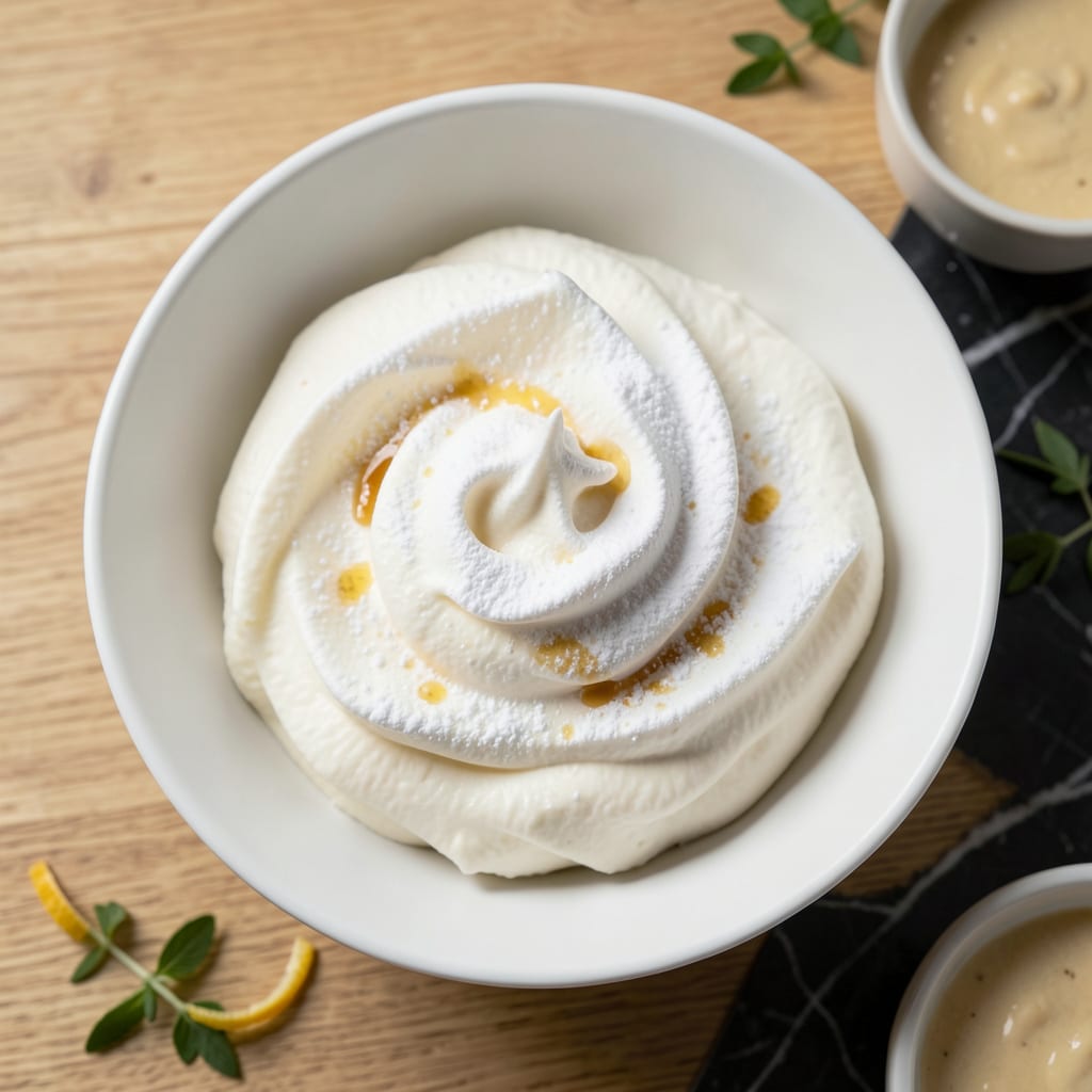 Low Fat Whipped Cream Recipe: Light and Airy With Zero Guilt illustration with key details