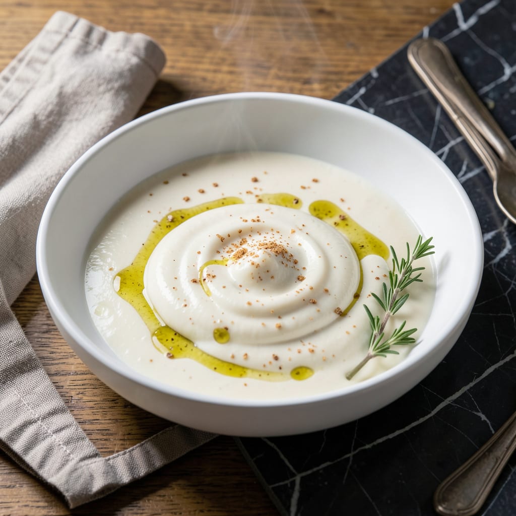 low fat white gravy recipe example with annotations