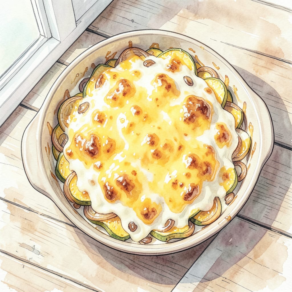 Visual representation of Luby's Squash Casserole Recipe: Creamy Comfort Food Classic