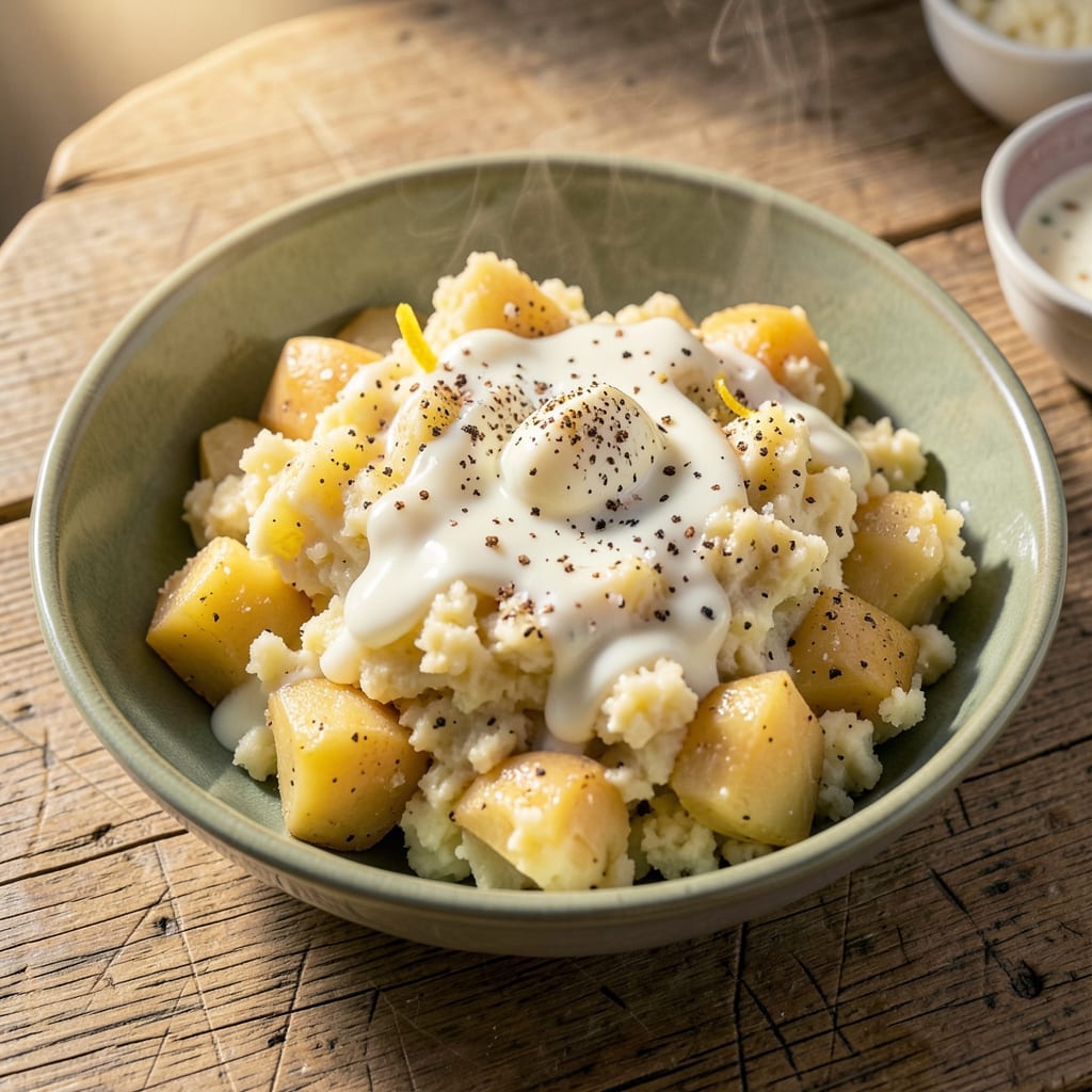 Visual representation of Lumpy Mashed Potatoes Recipe: Rustic Comfort With Perfect Texture