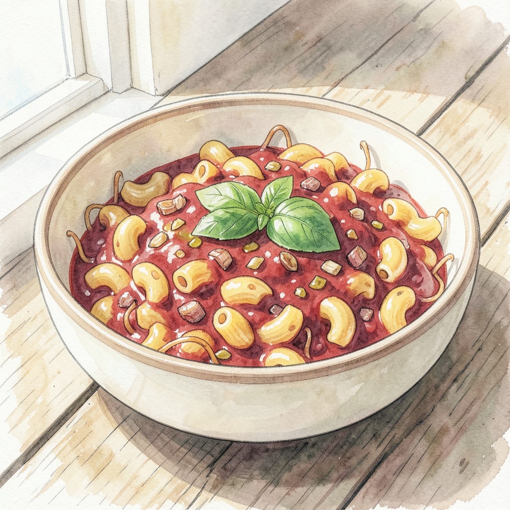 Complete Macaroni and Tomato Juice Recipe: Comforting One Pot Wonder overview image