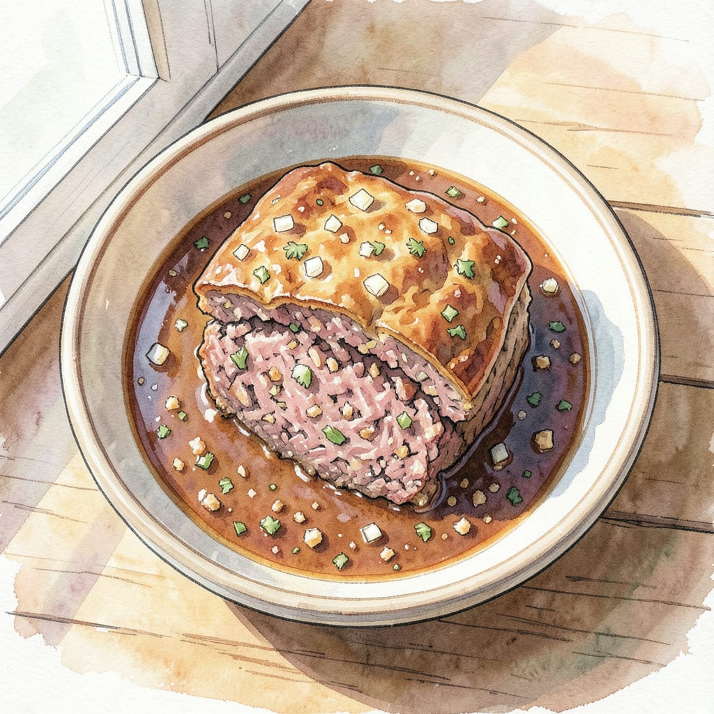 Magnolia Meatloaf Recipe: Classic Comfort Food with a Southern Twist illustration with key details