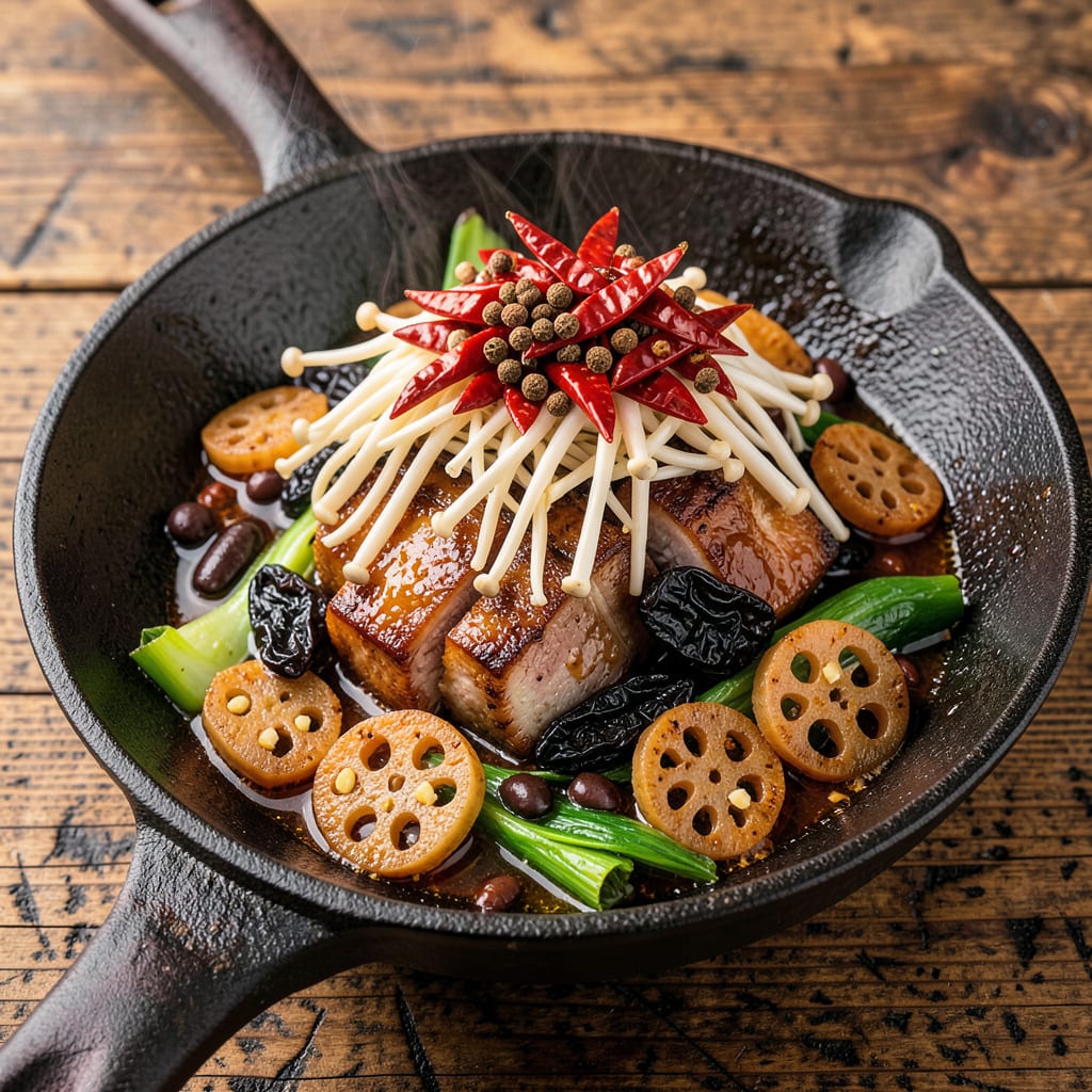 Mala Dry Pot Recipe: Numbing Spicy Sichuan Takeout at Home illustration with key details