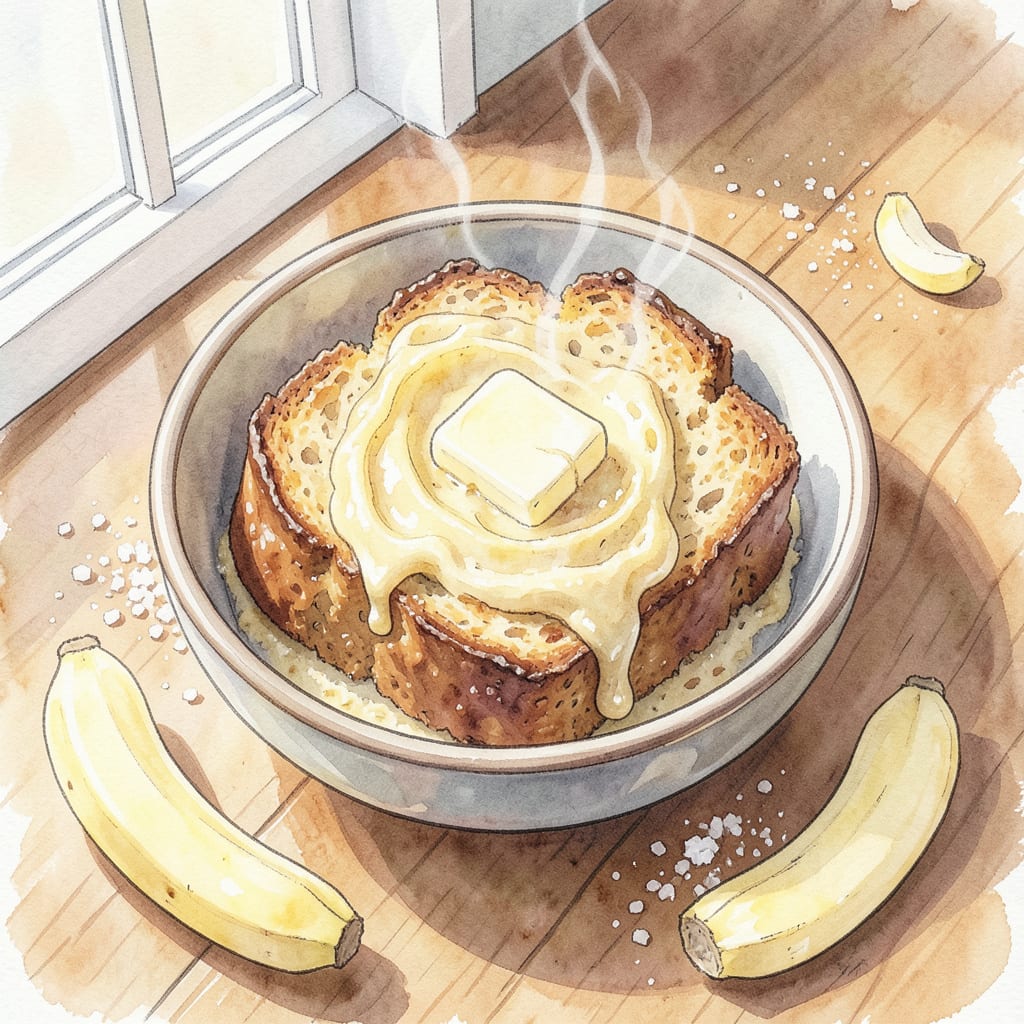Martha Stewart's Banana Bread Recipe: Moist and Deliciously Spiced Treat illustration with key details