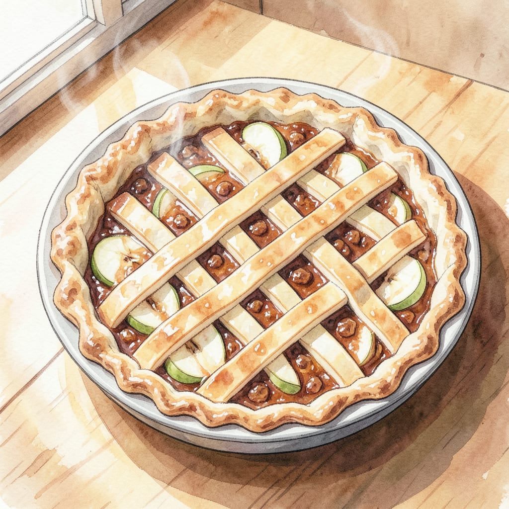martha stewarts apple pie recipe example with annotations
