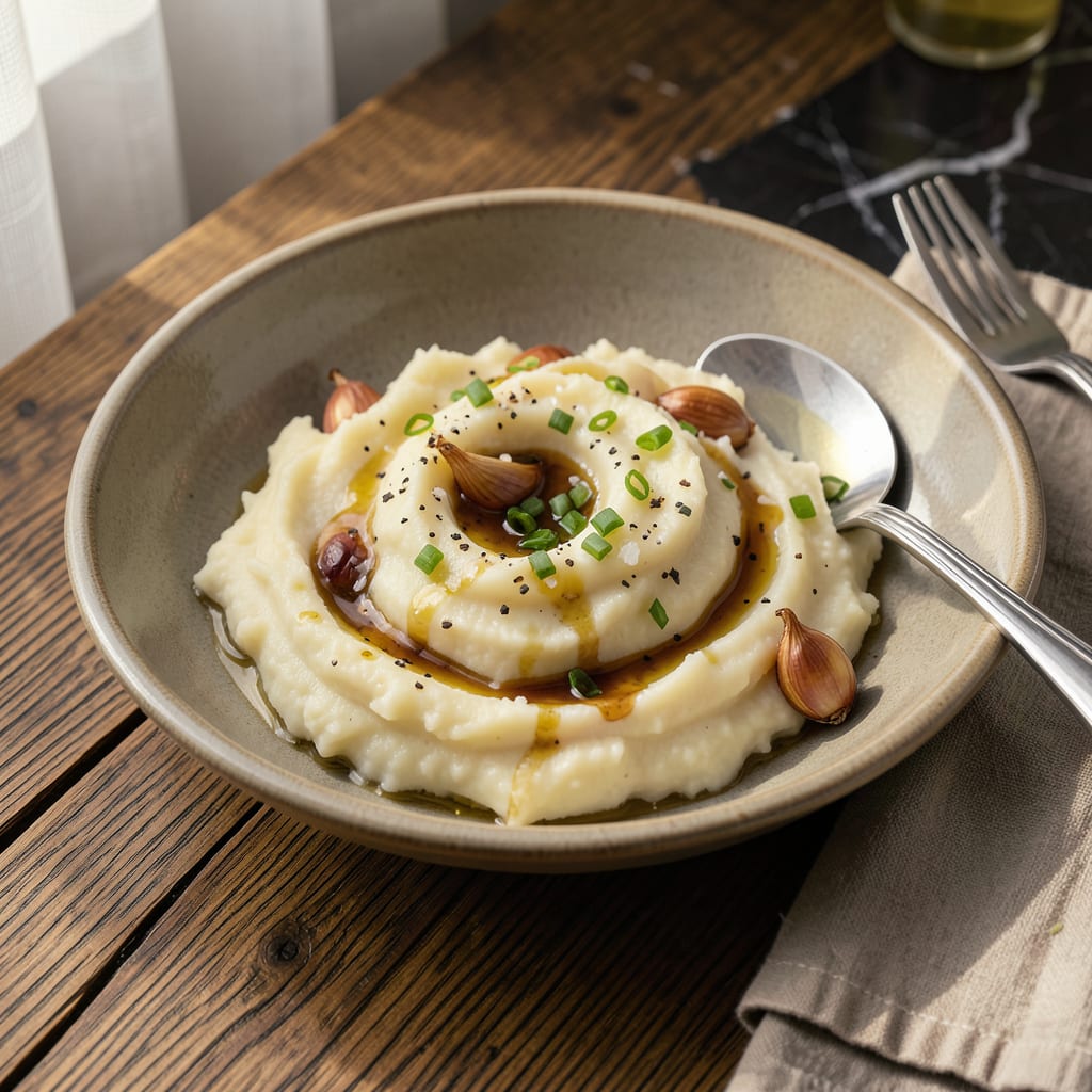 mashed potato recipe no milk example with annotations
