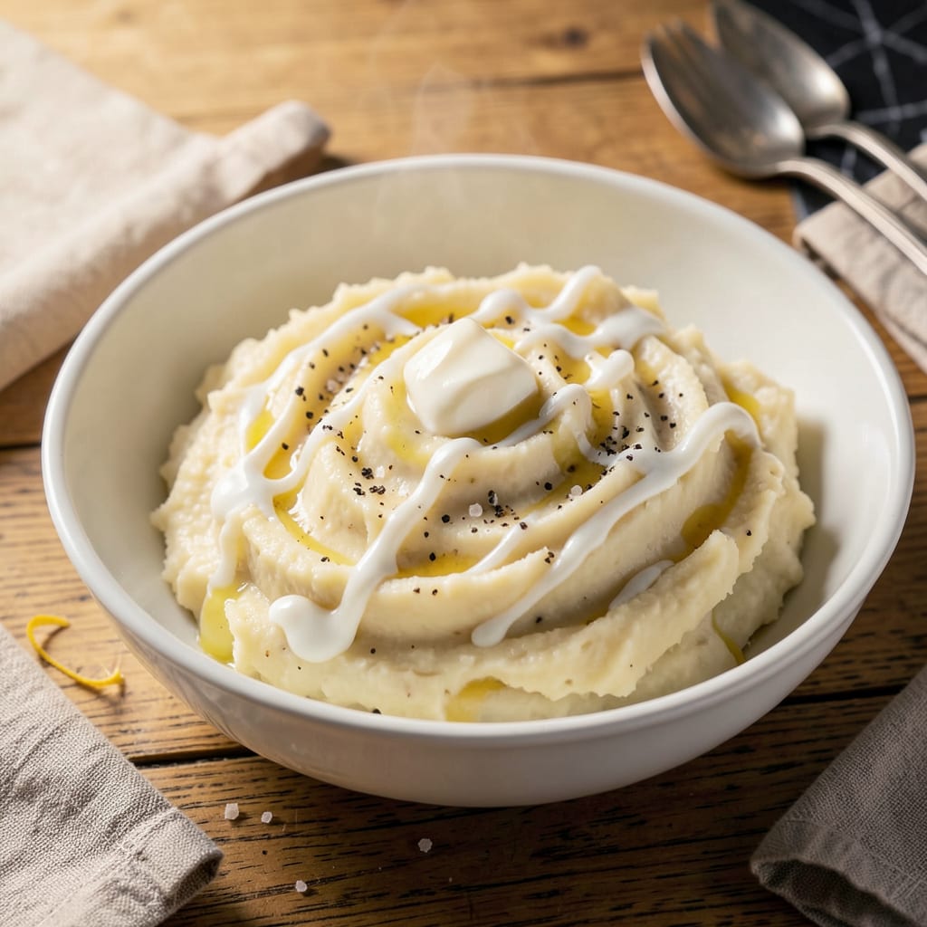 Mashed Potato Recipe With Cream Cheese and Sour Cream: Ultra Creamy, Restaurant Style Comfort example with annotations